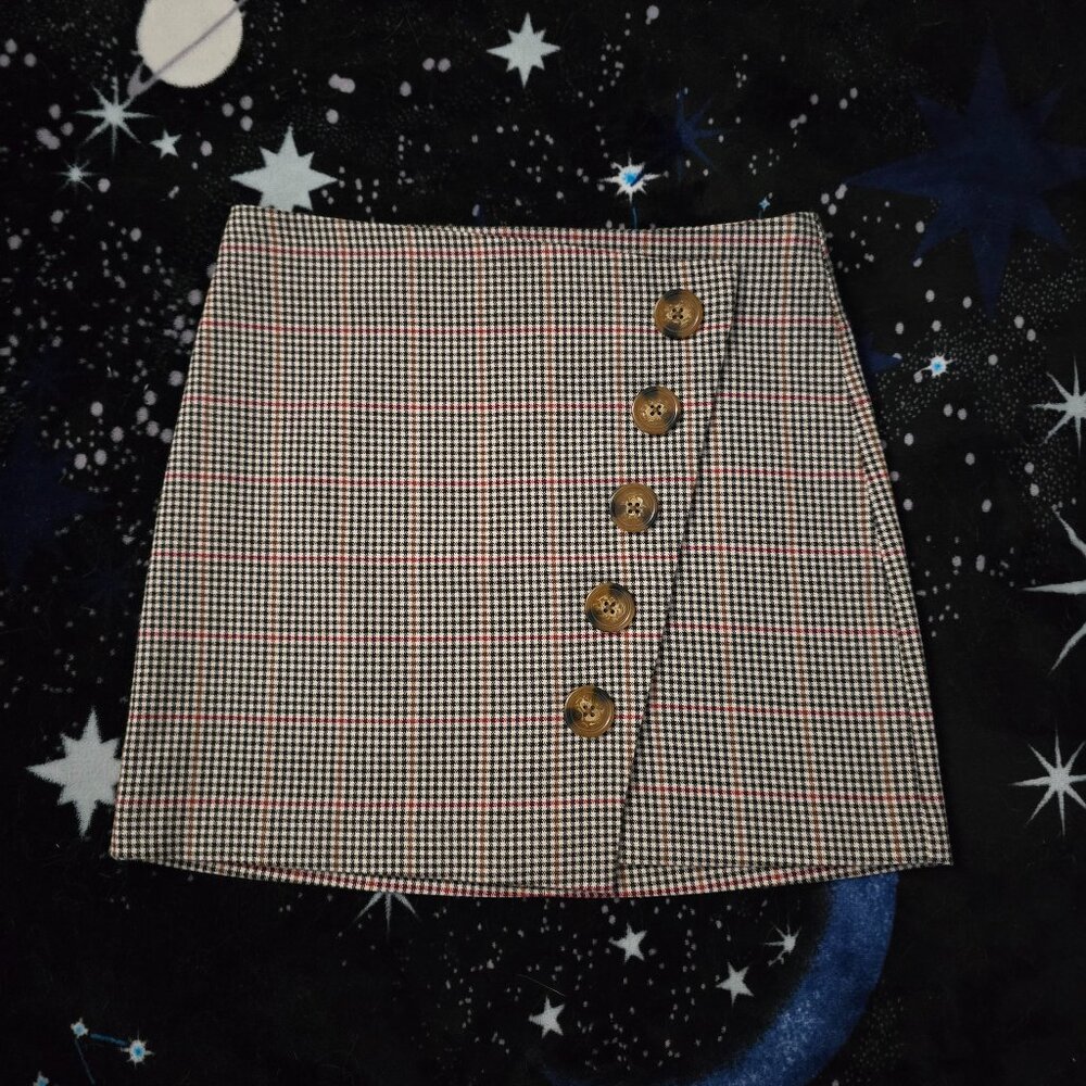 Small checkered skirt